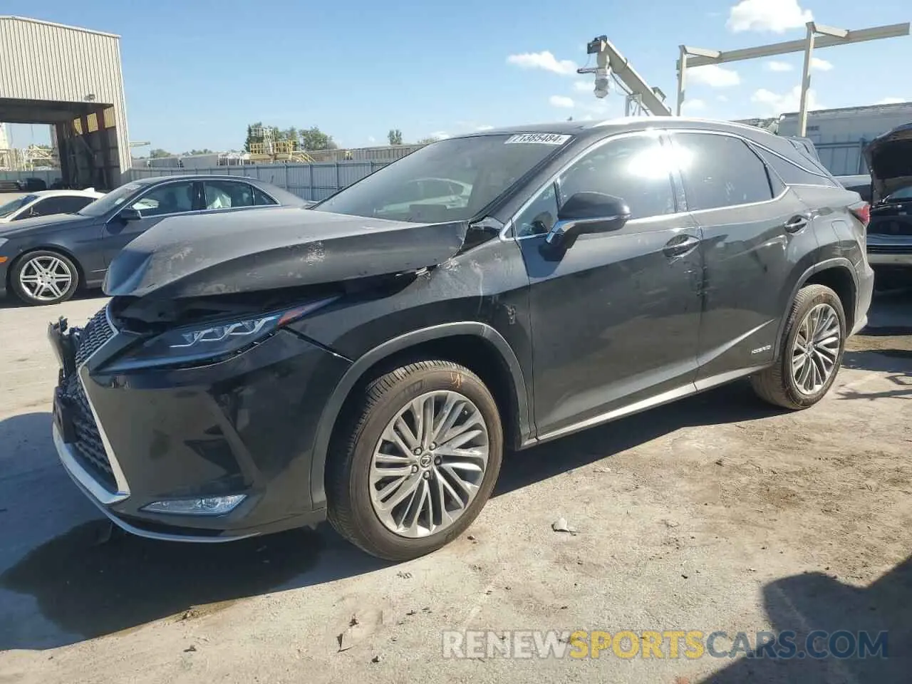 1 fotografías del automóvil dañado 2T2JGMDA8NC094390 LEXUS RX450 2022