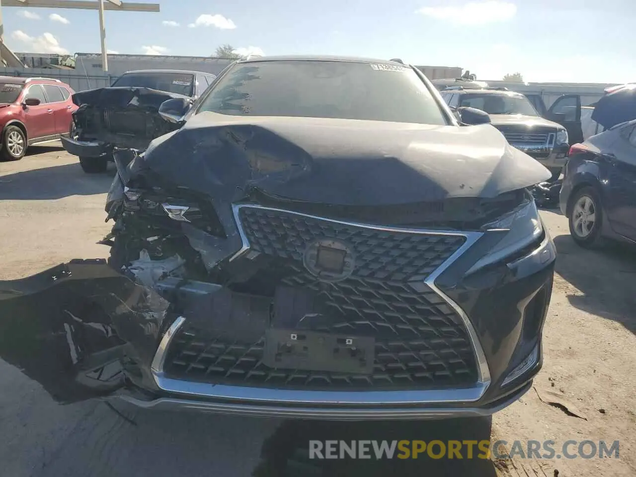 5 fotografías del automóvil dañado 2T2JGMDA8NC094390 LEXUS RX450 2022