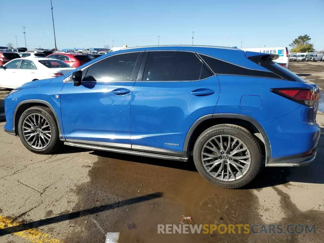 2 fotografías del automóvil dañado 2T2YGMDA4NC087161 LEXUS RX450 2022