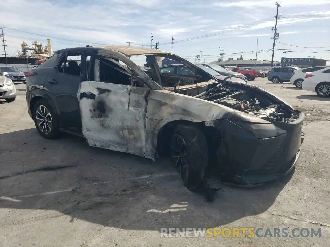 4 fotografías del automóvil dañado JTJABABB0RA004671 LEXUS RZ 300E 2024
