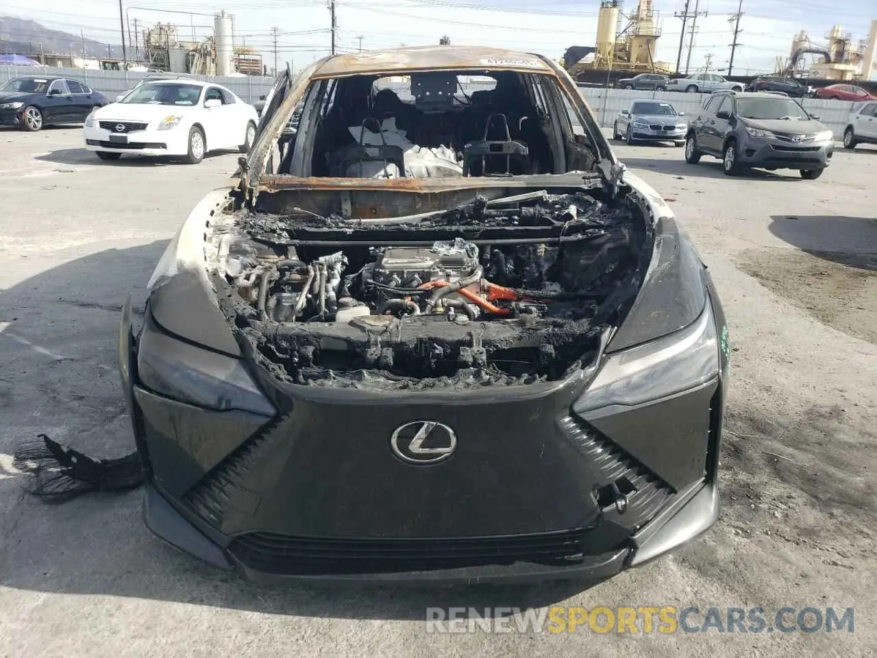5 fotografías del automóvil dañado JTJABABB0RA004671 LEXUS RZ 300E 2024
