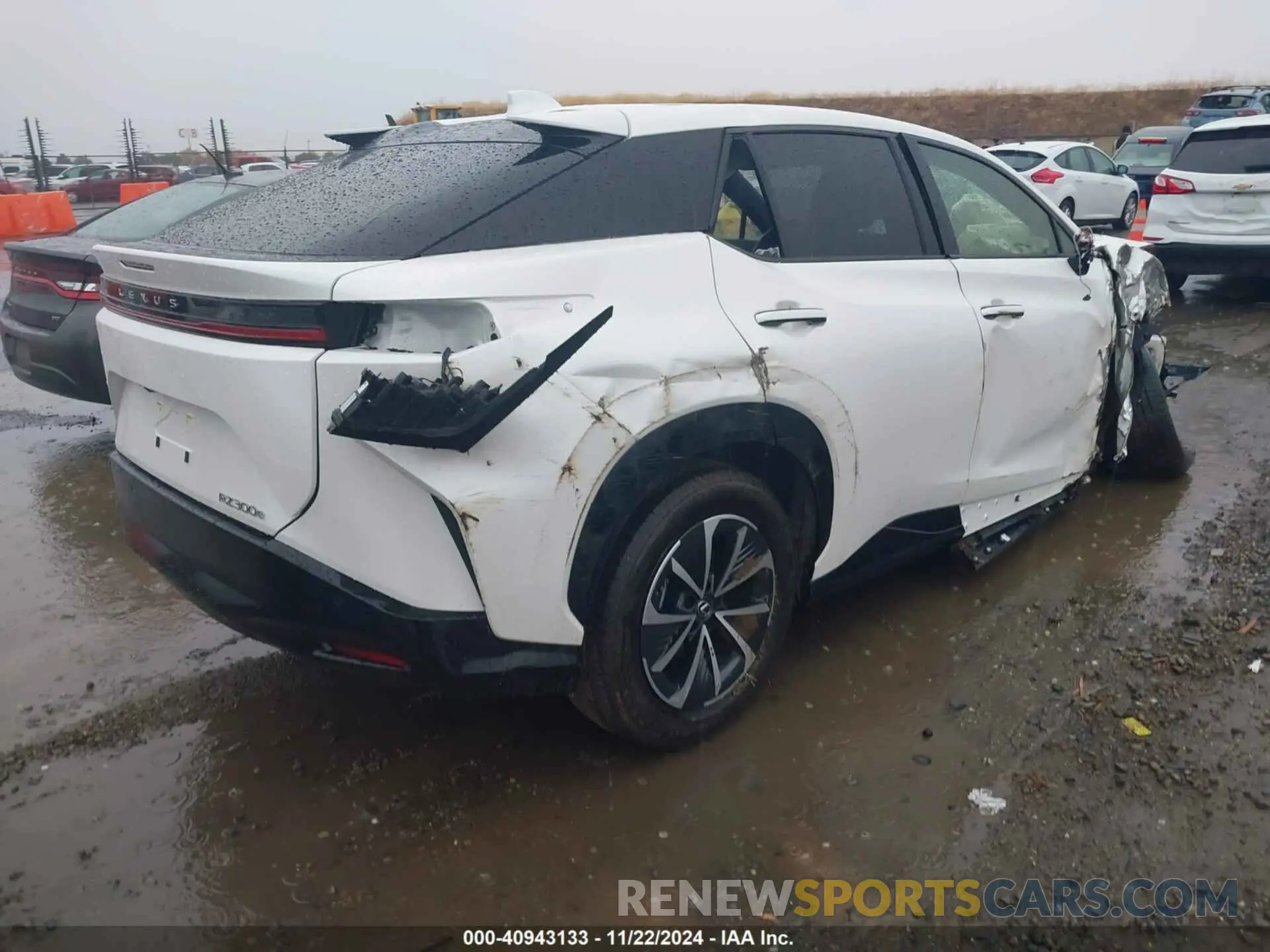 4 fotografías del automóvil dañado JTJABABB9RA003468 LEXUS RZ 300E 2024