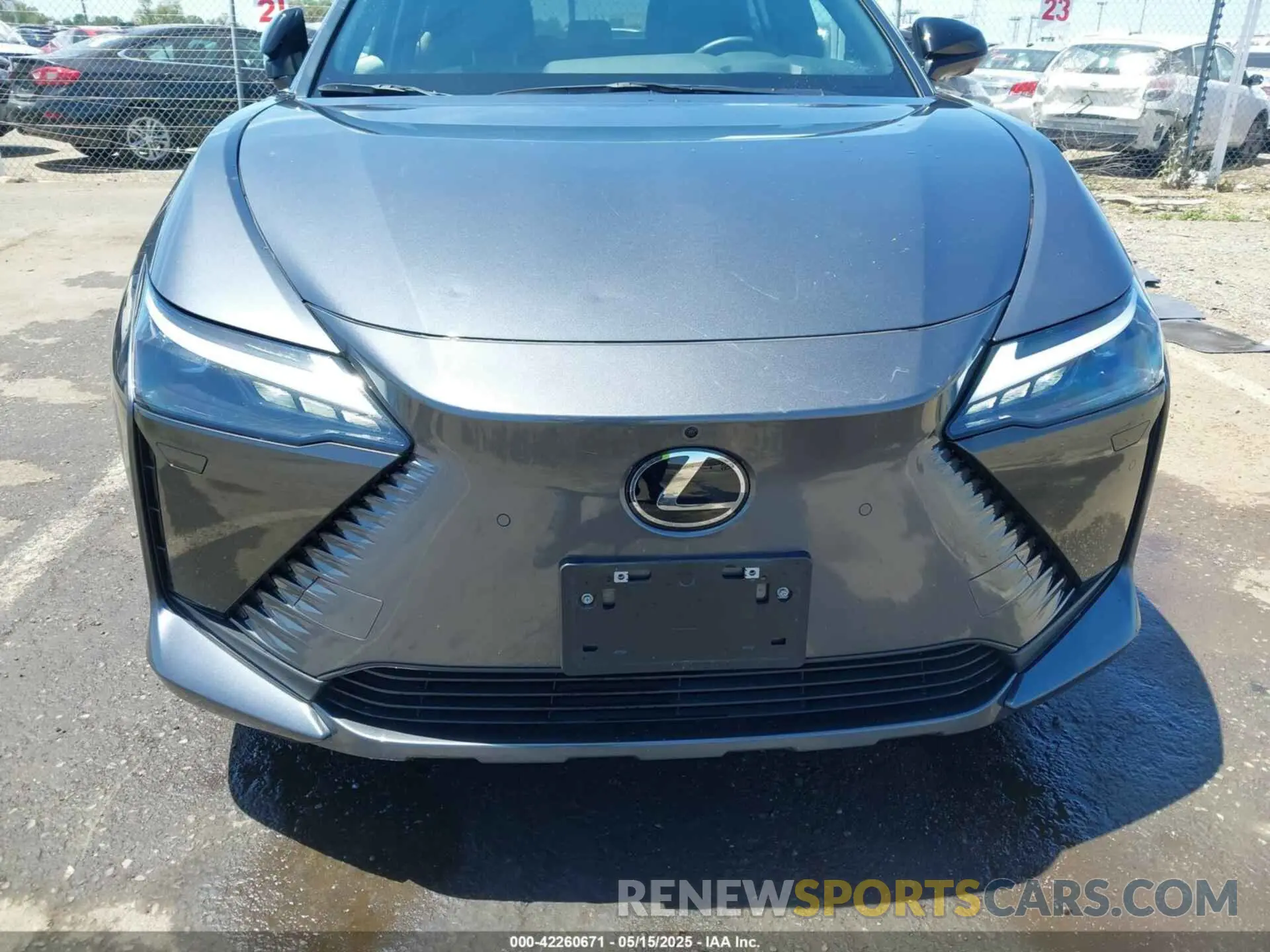 6 fotografías del automóvil dañado JTJAAAABXPA020300 LEXUS RZ 450E 2023
