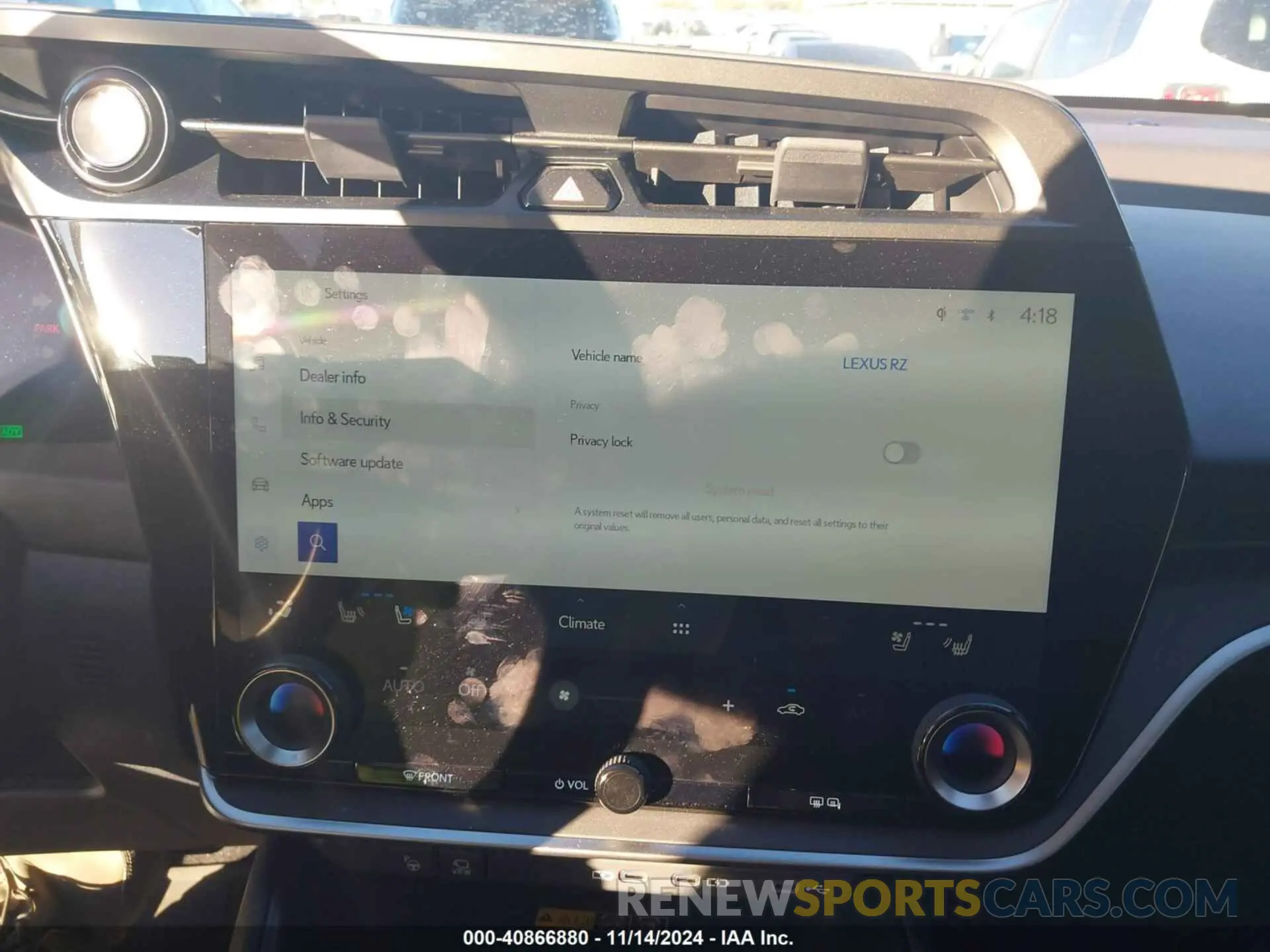 18 fotografías del automóvil dañado JTJAAAABXPA022340 LEXUS RZ 450E 2023