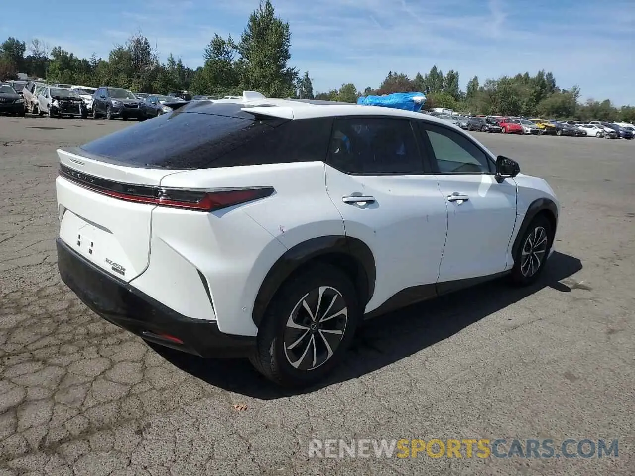 3 fotografías del automóvil dañado JTJAAAAB1RA025114 LEXUS RZ 450E 2024