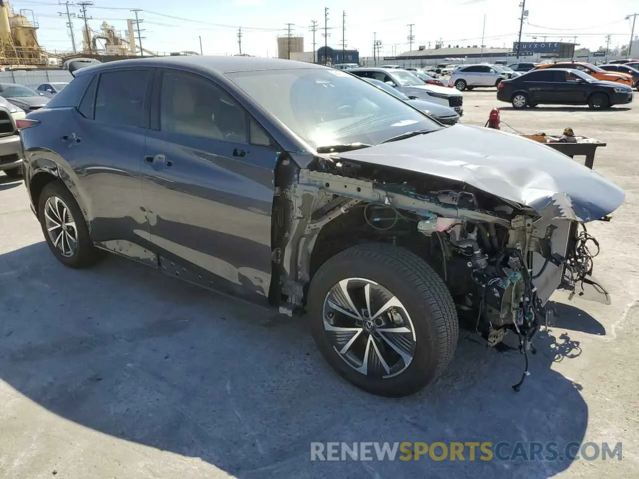 4 fotografías del automóvil dañado JTJAAAAB4RA025544 LEXUS RZ 450E 2024