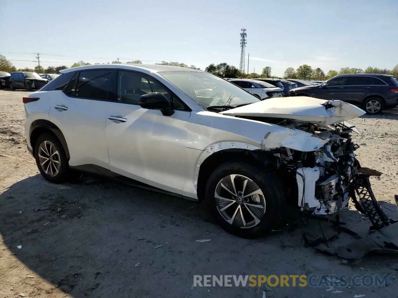 4 fotografías del automóvil dañado JTJAAAAB9RA026687 LEXUS RZ 450E 2024