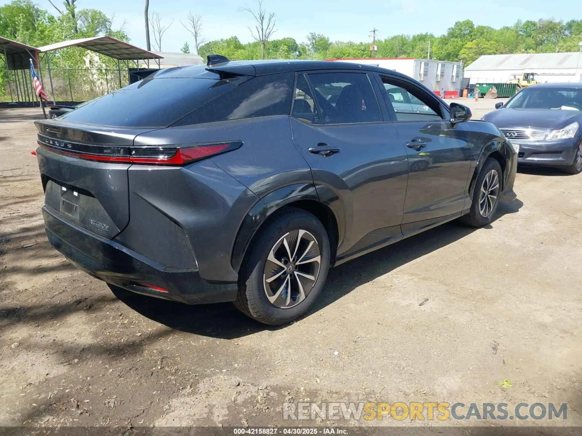 4 fotografías del automóvil dañado JTJAAAAB0SA028625 LEXUS RZ 450E 2025