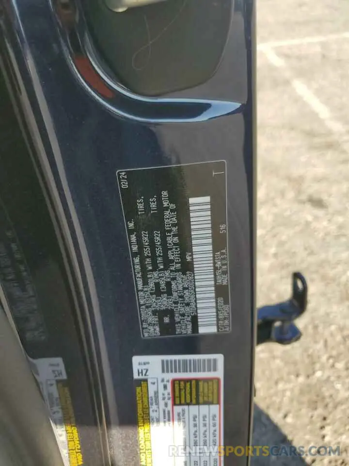 13 fotografías del automóvil dañado 5TDABAB65RS002827 LEXUS TX 500H F 2024