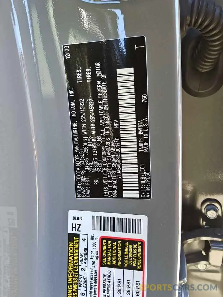 13 fotografías del automóvil dañado 5TDABAB69RS001440 LEXUS TX 500H F 2024