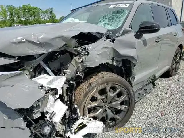 15 fotografías del automóvil dañado 5TDABAB62SS008820 LEXUS TX 500H F 2025