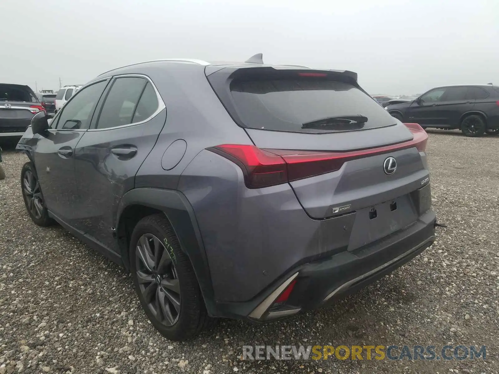 3 fotografías del automóvil dañado JTHY3JBH0K2005420 LEXUS UX 200 2019