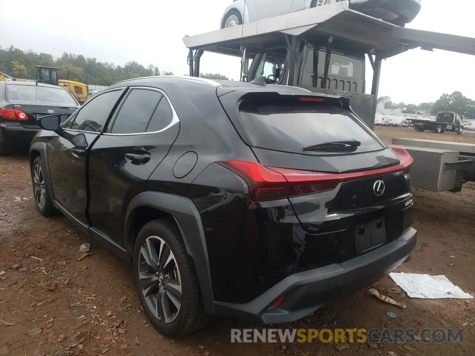 3 fotografías del automóvil dañado JTHY3JBH0K2015218 LEXUS UX 200 2019