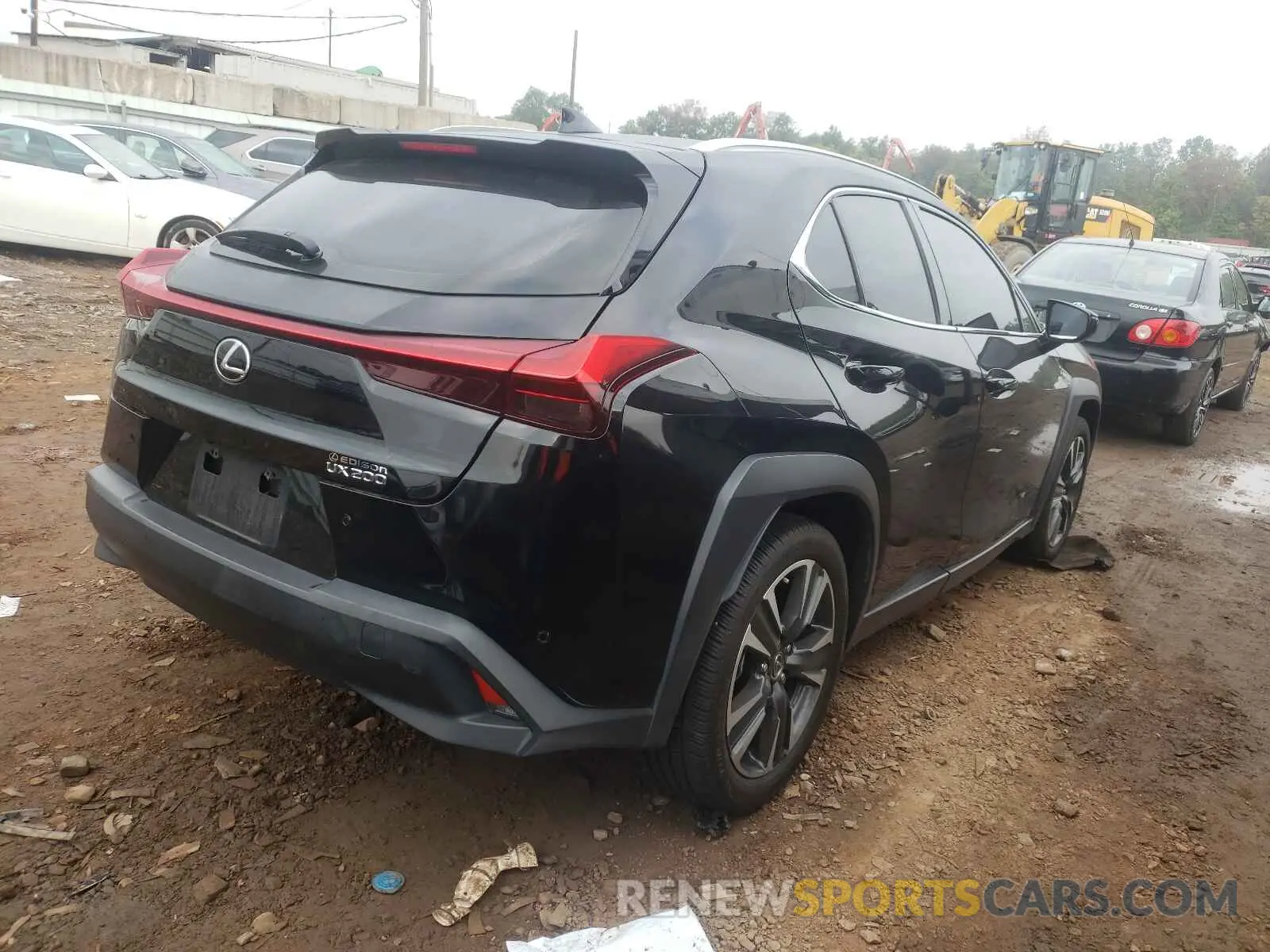 4 fotografías del automóvil dañado JTHY3JBH0K2015218 LEXUS UX 200 2019