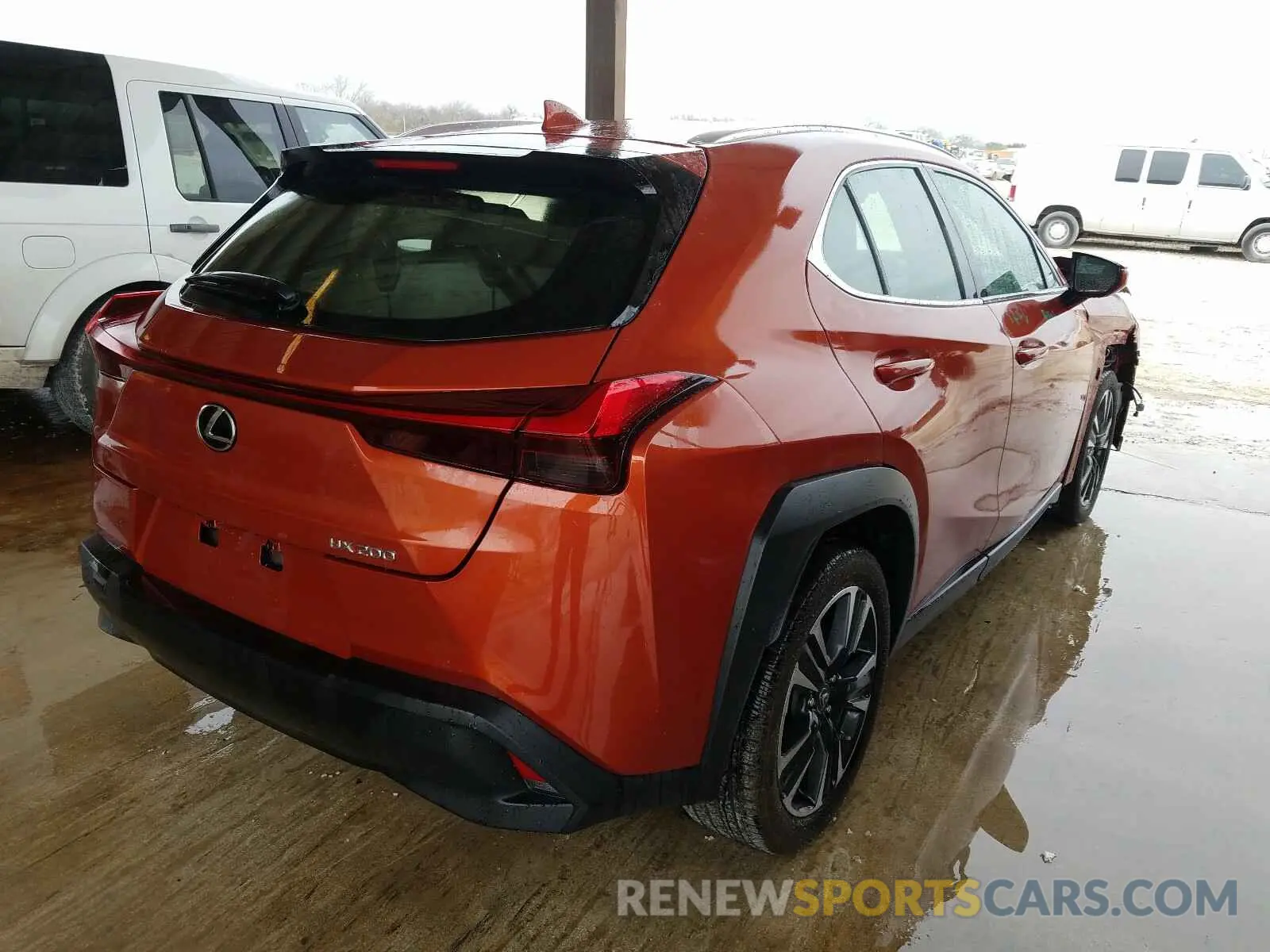 4 fotografías del automóvil dañado JTHY3JBH2K2007217 LEXUS UX 200 2019
