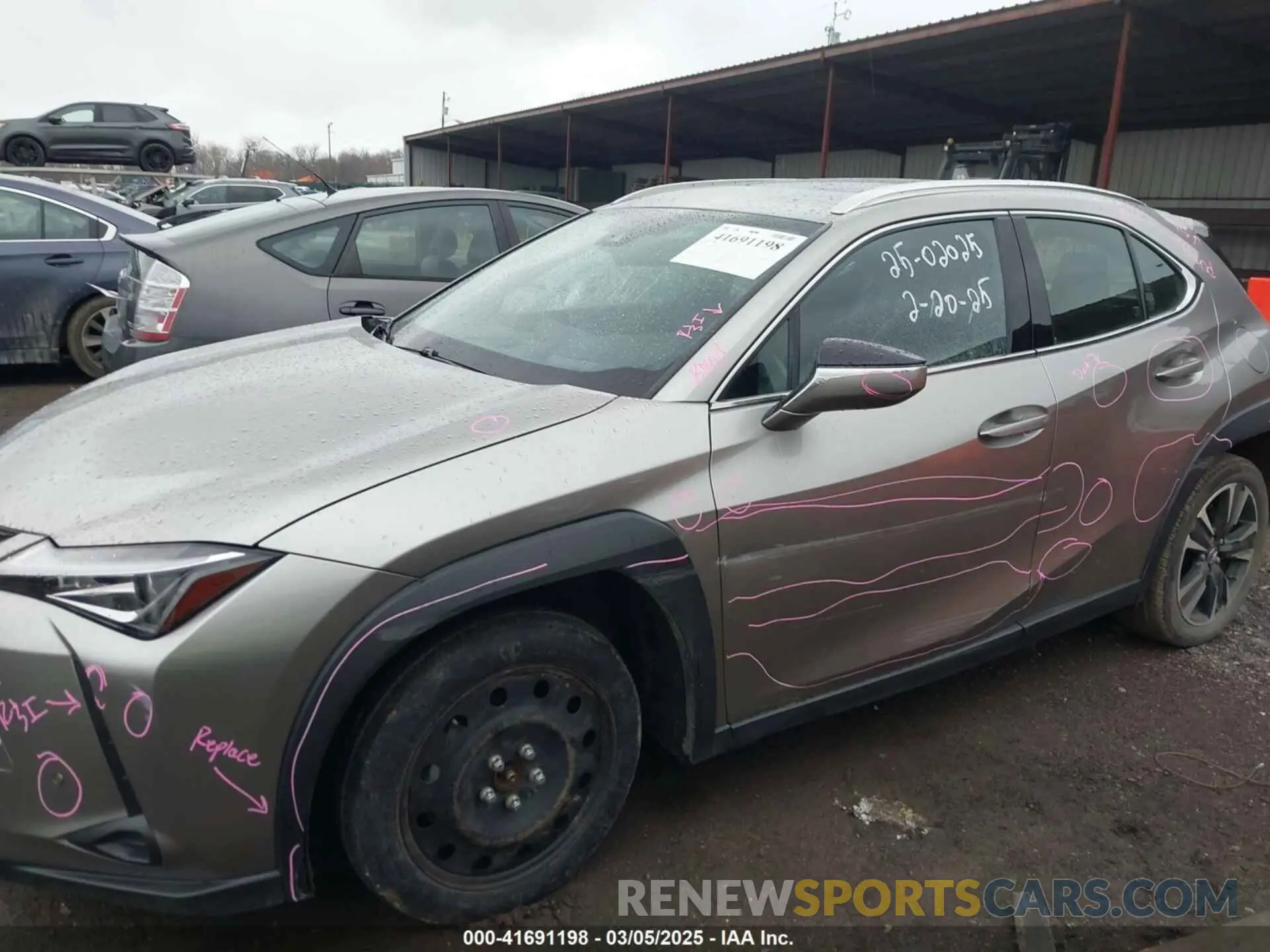 6 fotografías del automóvil dañado JTHY3JBH2K2019965 LEXUS UX 200 2019