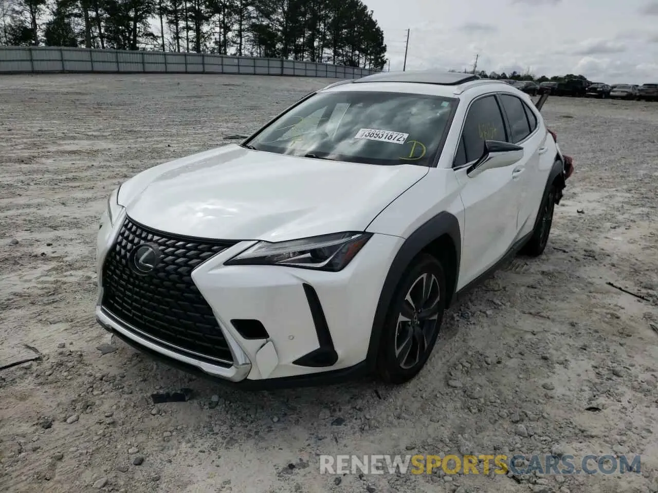 2 fotografías del automóvil dañado JTHY3JBH3K2004181 LEXUS UX 200 2019