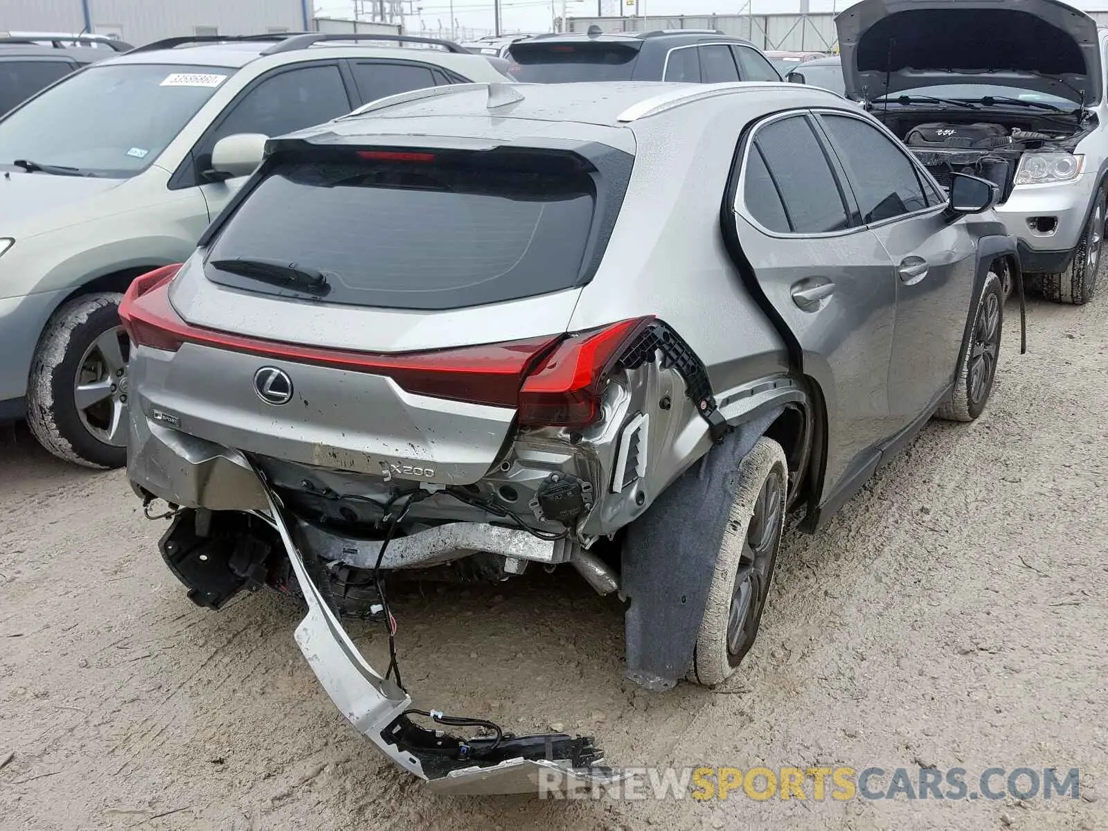 4 fotografías del automóvil dañado JTHY3JBH3K2008117 LEXUS UX 200 2019