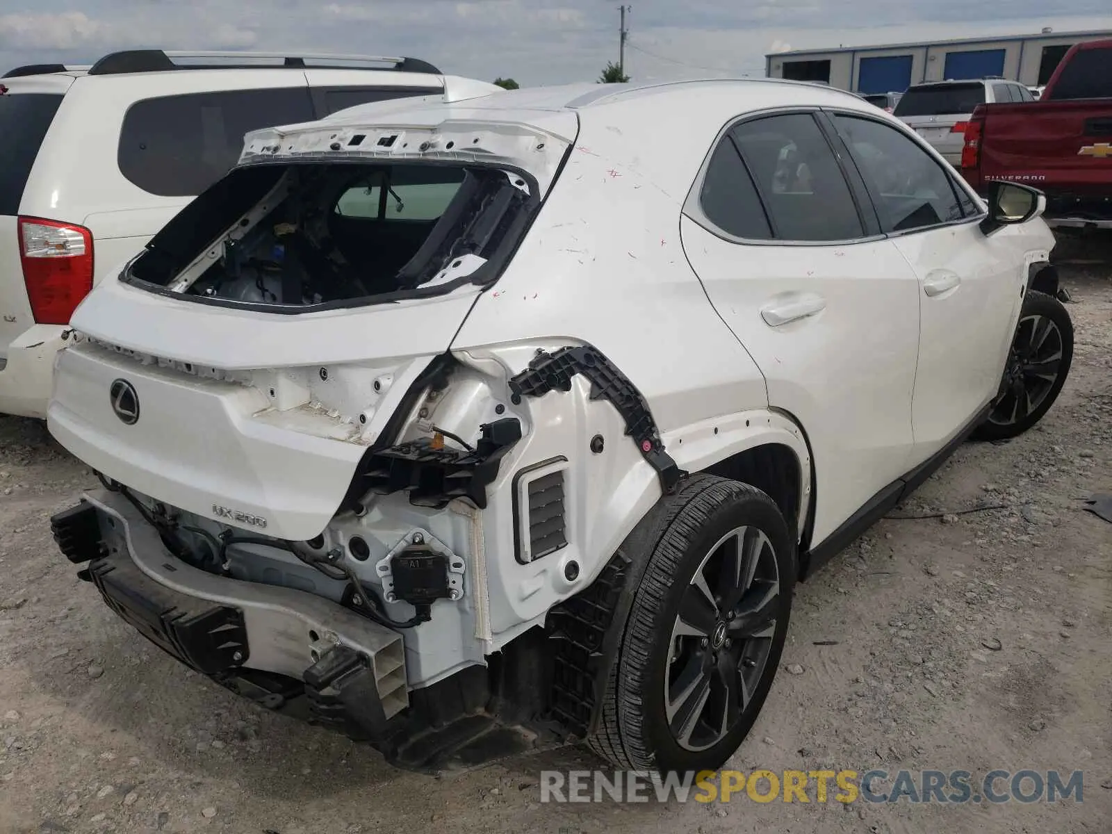 4 fotografías del automóvil dañado JTHY3JBH3K2017142 LEXUS UX 200 2019