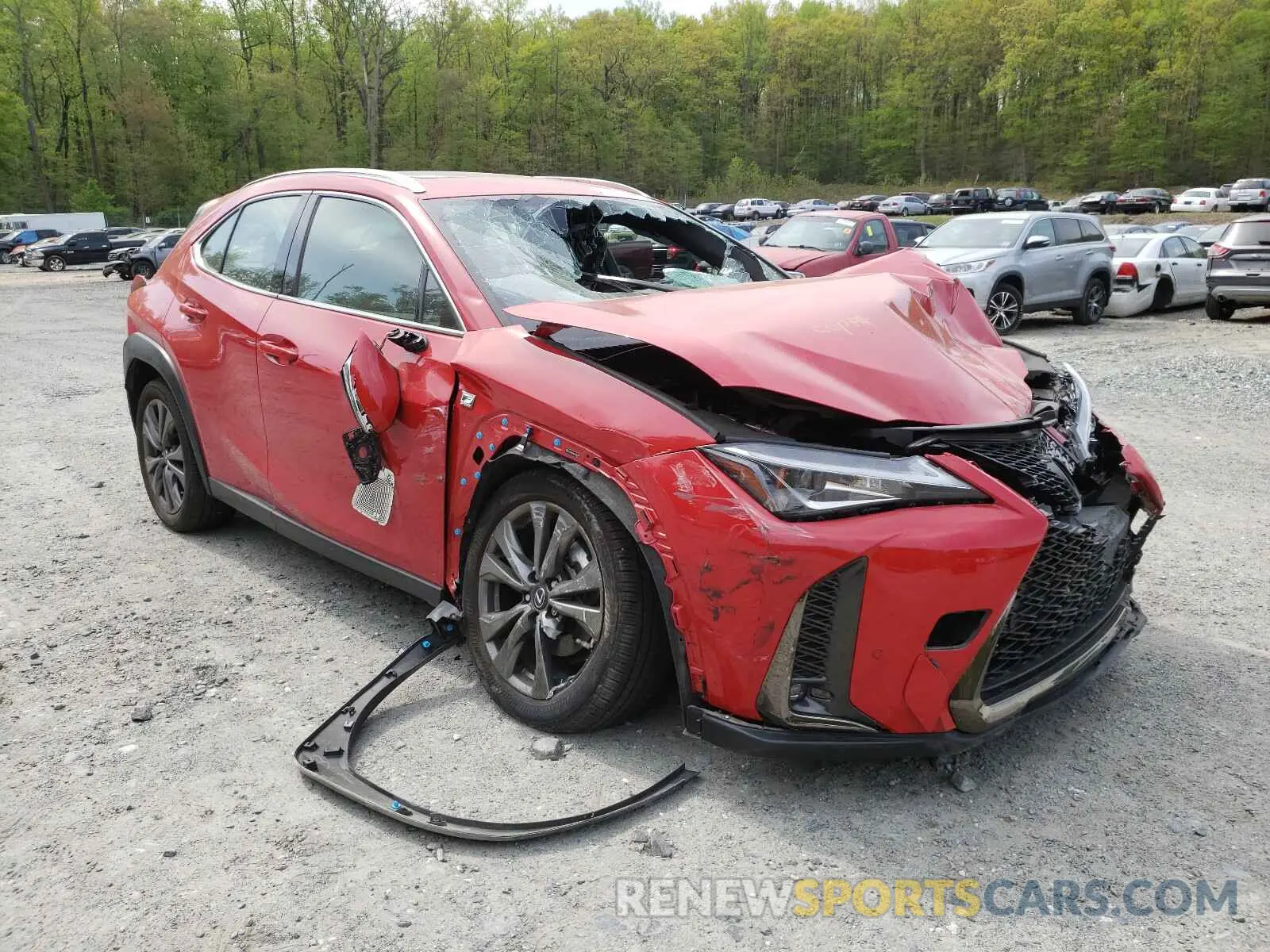 1 fotografías del automóvil dañado JTHY3JBH4K2003539 LEXUS UX 200 2019