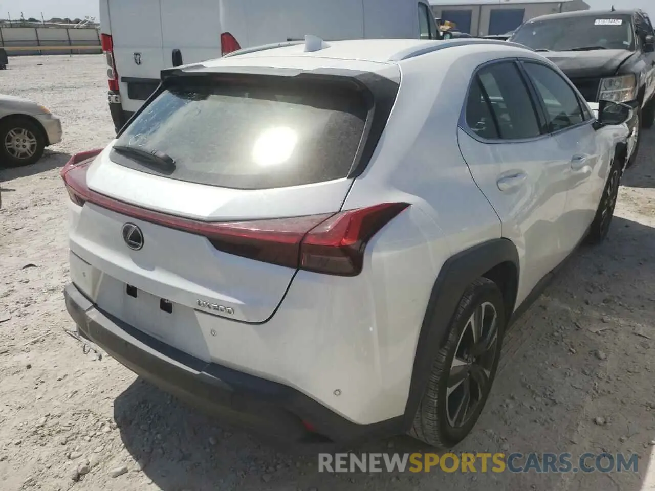 4 fotografías del automóvil dañado JTHY3JBH4K2016419 LEXUS UX 200 2019