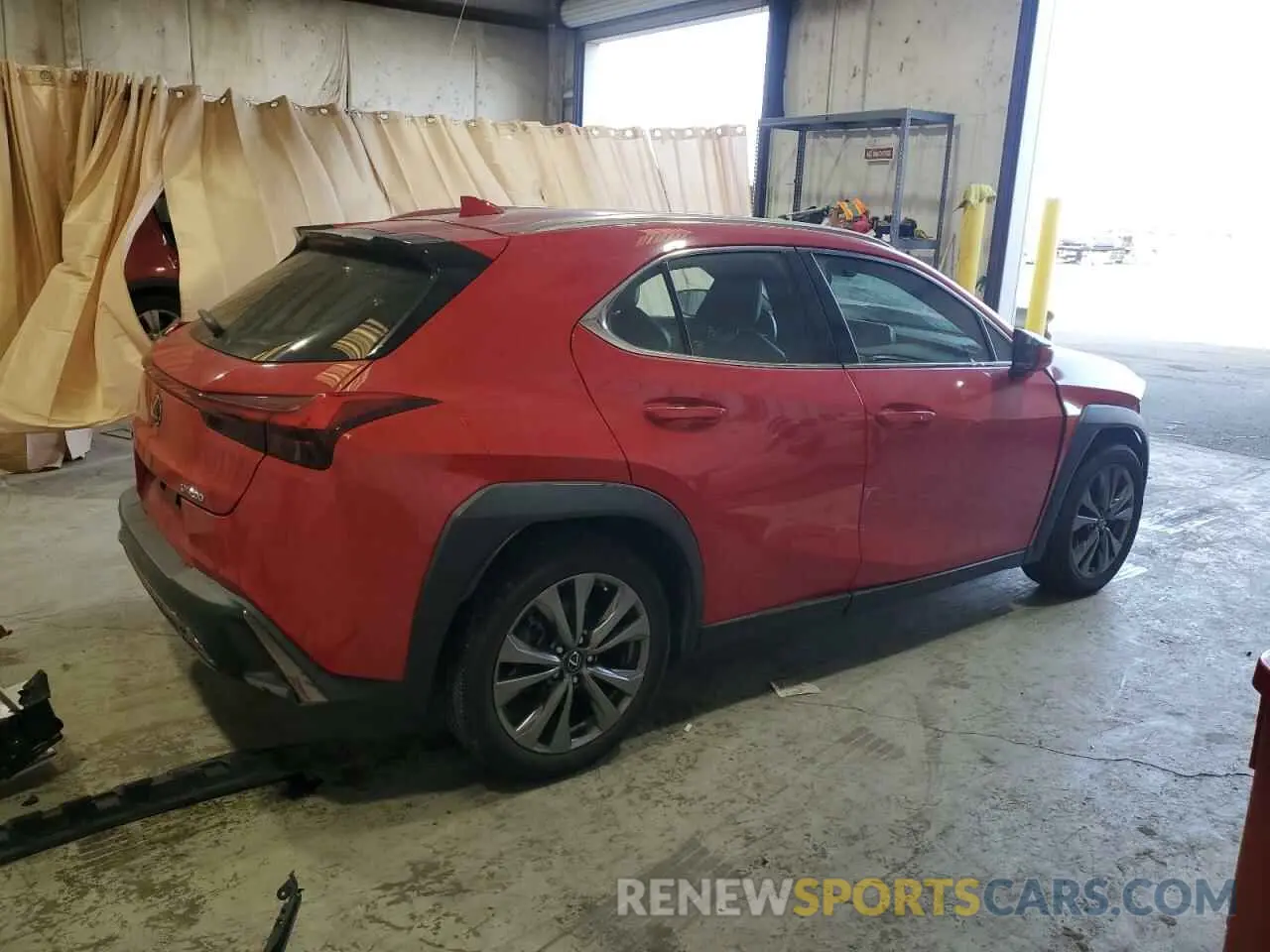 3 fotografías del automóvil dañado JTHY3JBH4K2016646 LEXUS UX 200 2019