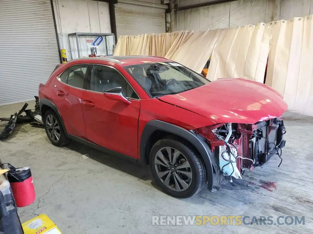 4 fotografías del automóvil dañado JTHY3JBH4K2016646 LEXUS UX 200 2019