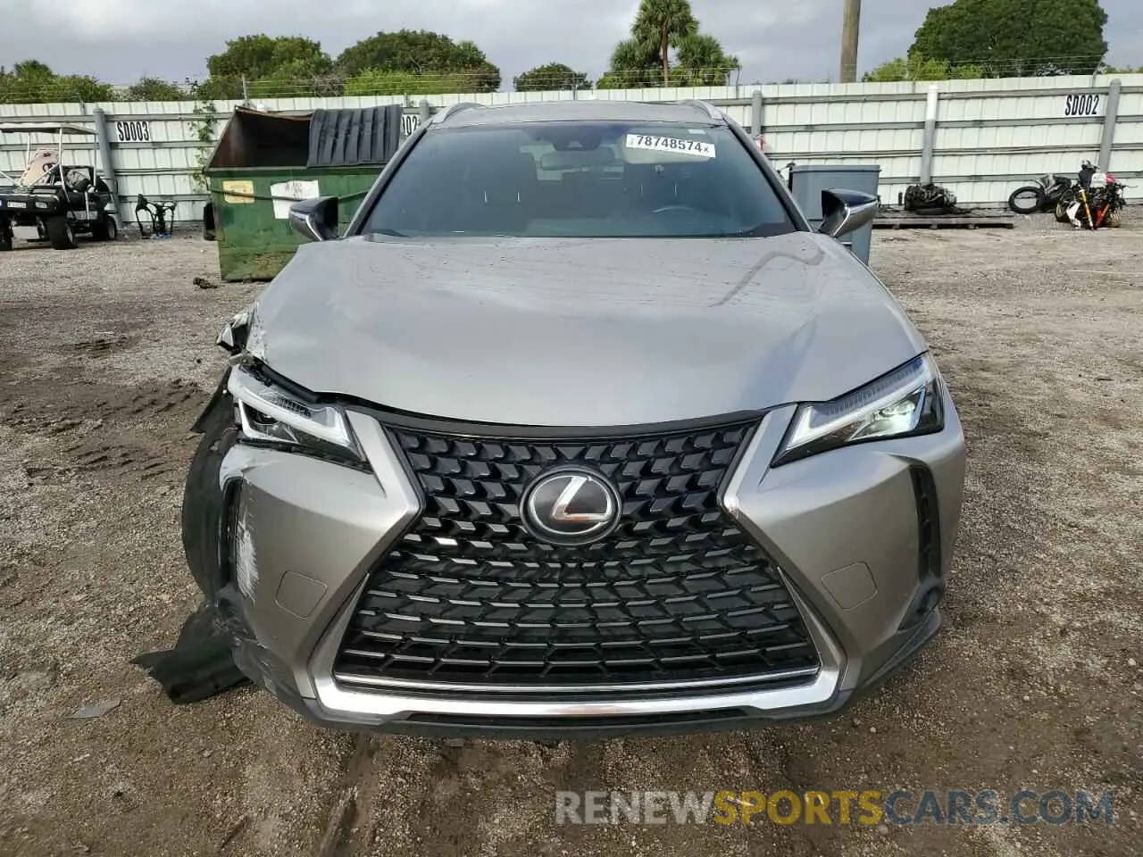 5 fotografías del automóvil dañado JTHY3JBH4K2020373 LEXUS UX 200 2019