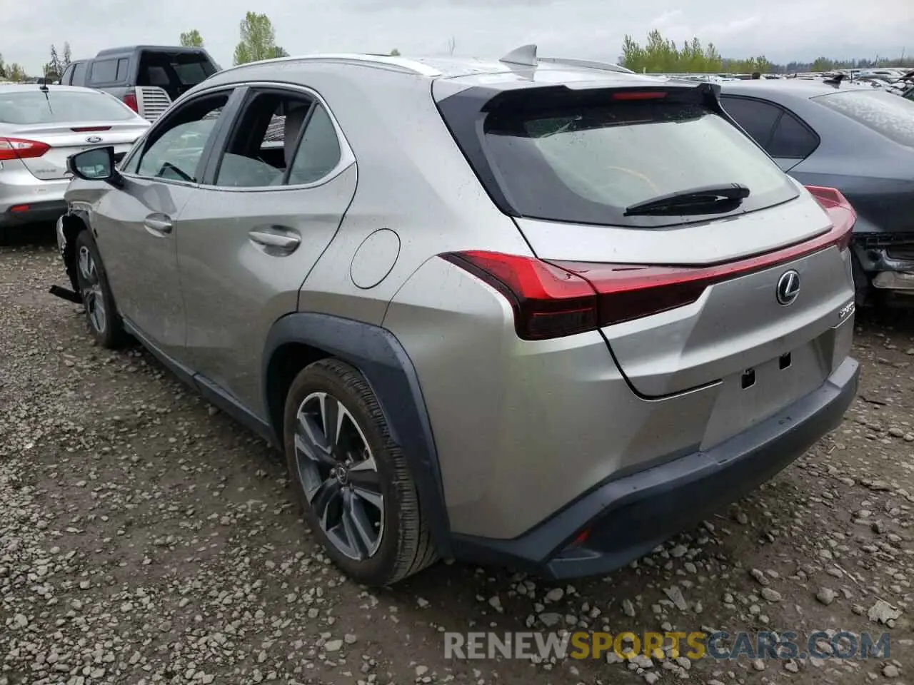 3 fotografías del automóvil dañado JTHY3JBH4K2020762 LEXUS UX 200 2019