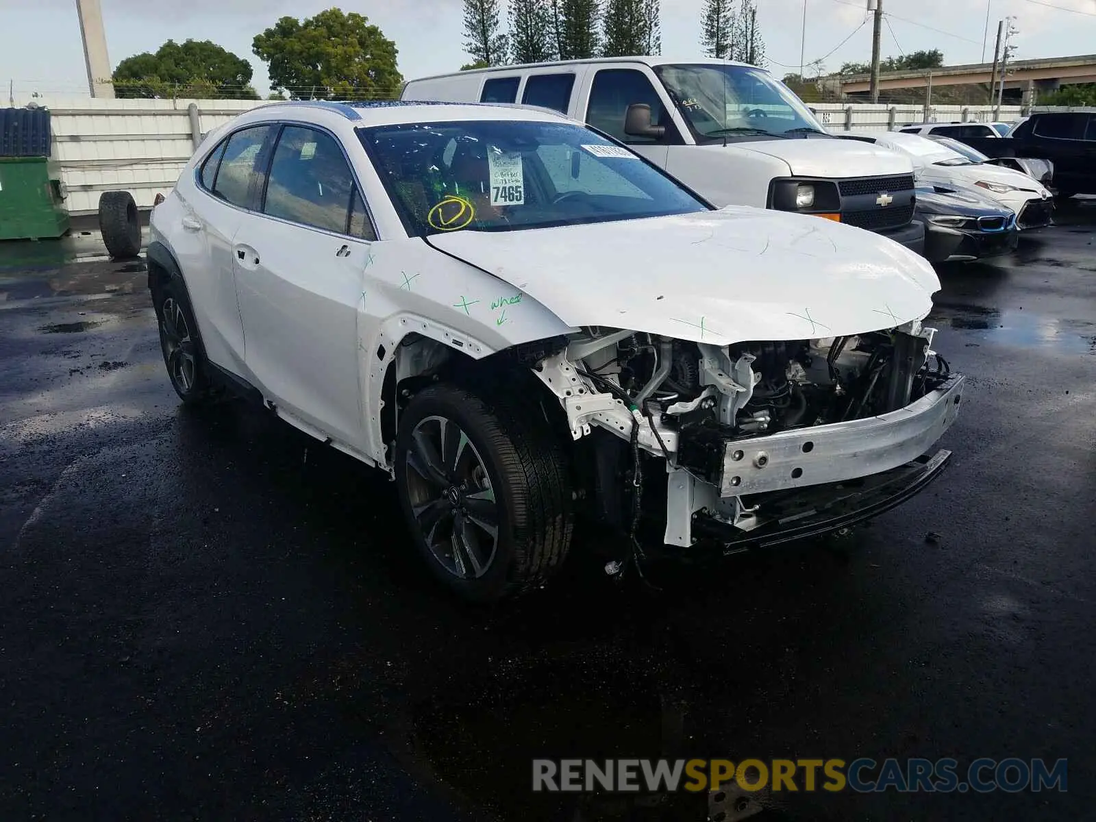 1 fotografías del automóvil dañado JTHY3JBH5K2007504 LEXUS UX 200 2019