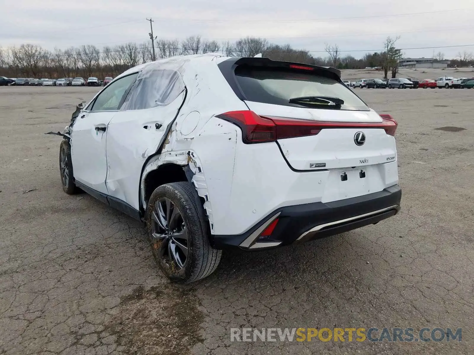 3 fotografías del automóvil dañado JTHY3JBH5K2010287 LEXUS UX 200 2019
