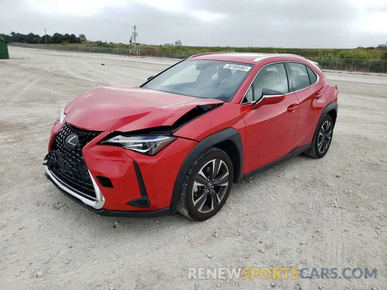 2 fotografías del automóvil dañado JTHY3JBH5K2015943 LEXUS UX 200 2019