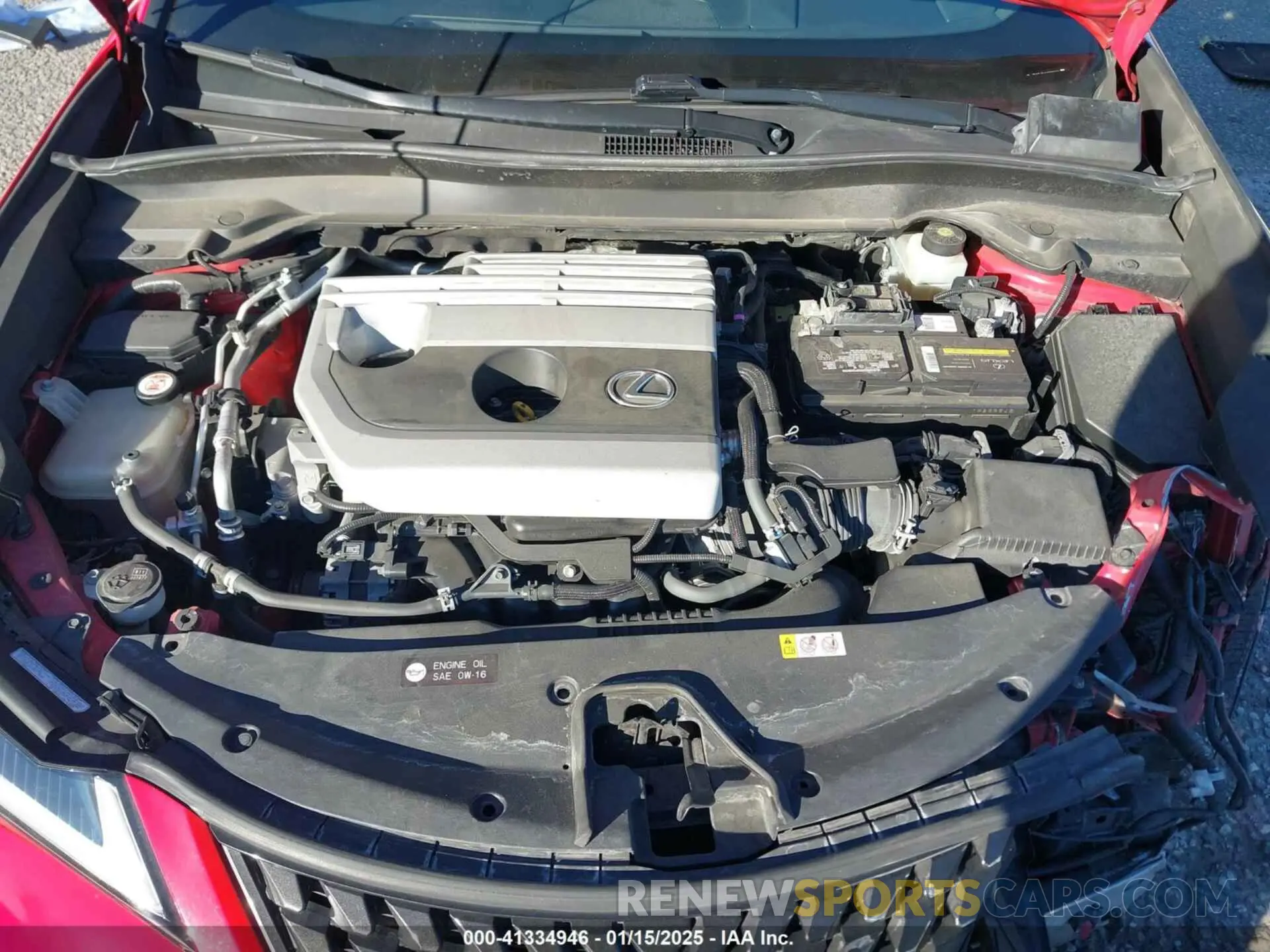 10 fotografías del automóvil dañado JTHY3JBH6K2000559 LEXUS UX 200 2019