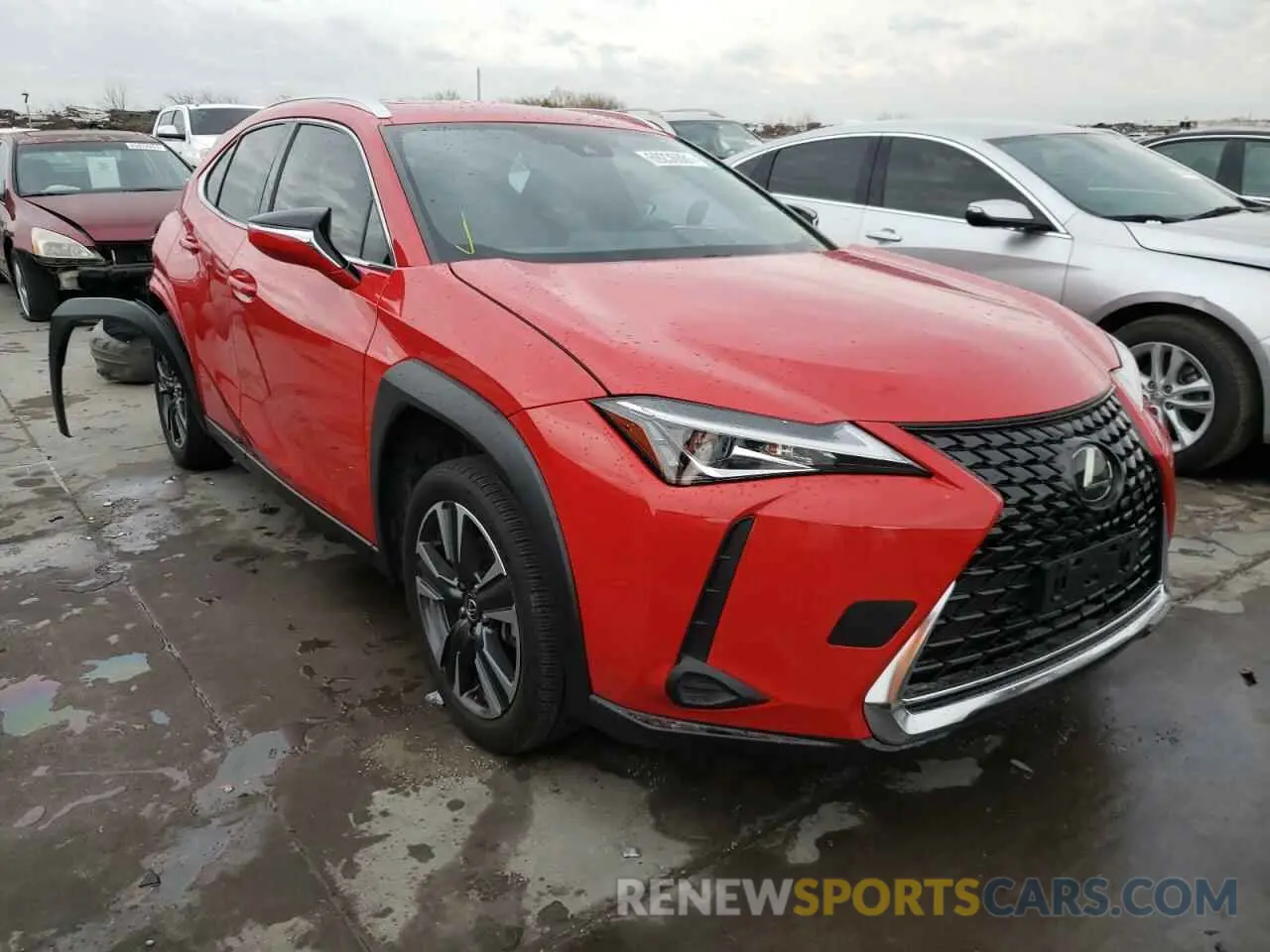 1 fotografías del automóvil dañado JTHY3JBH6K2006393 LEXUS UX 200 2019