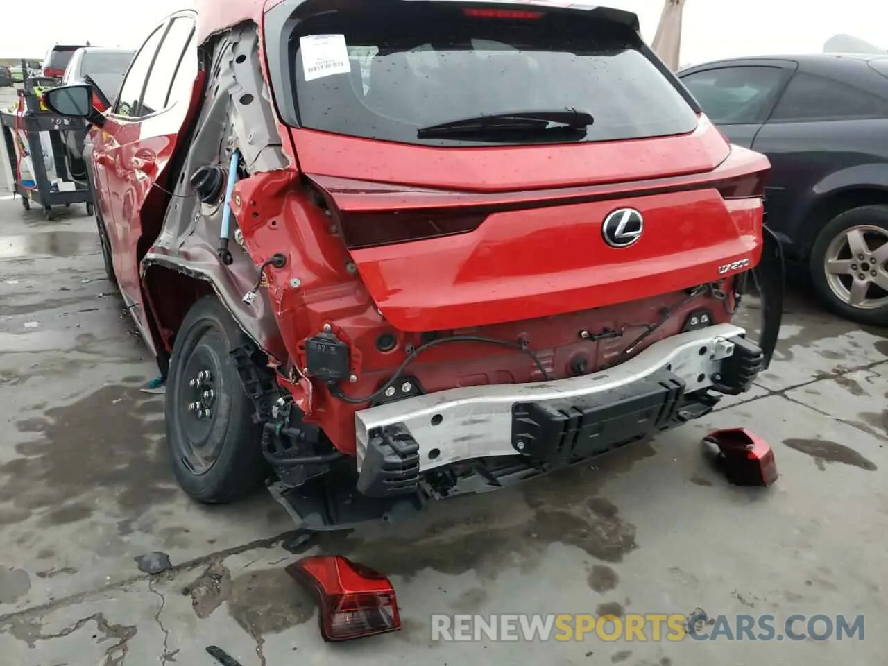 9 fotografías del automóvil dañado JTHY3JBH6K2006393 LEXUS UX 200 2019
