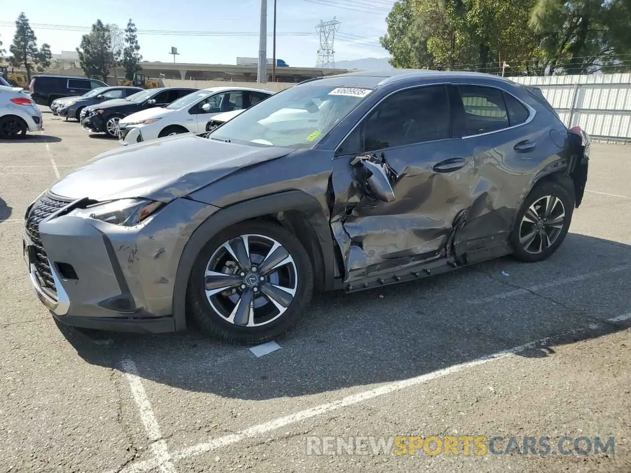 1 fotografías del automóvil dañado JTHY3JBH6K2007009 LEXUS UX 200 2019
