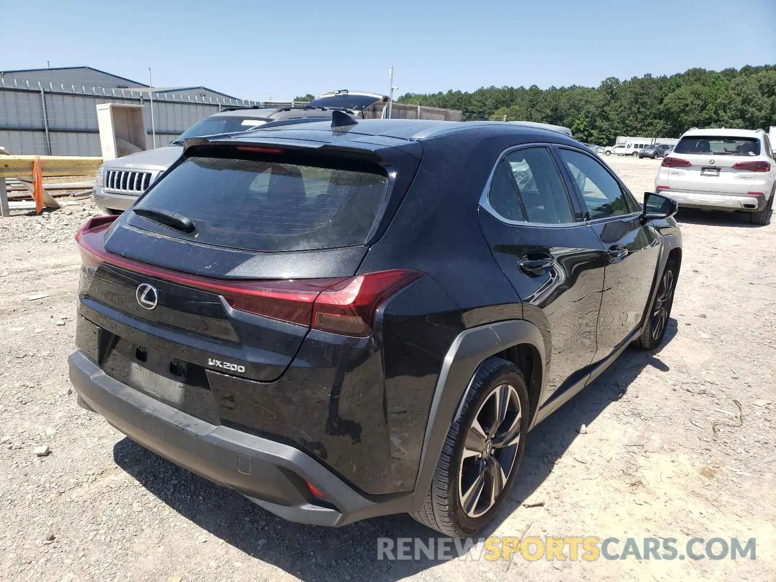 4 fotografías del automóvil dañado JTHY3JBH7K2001283 LEXUS UX 200 2019