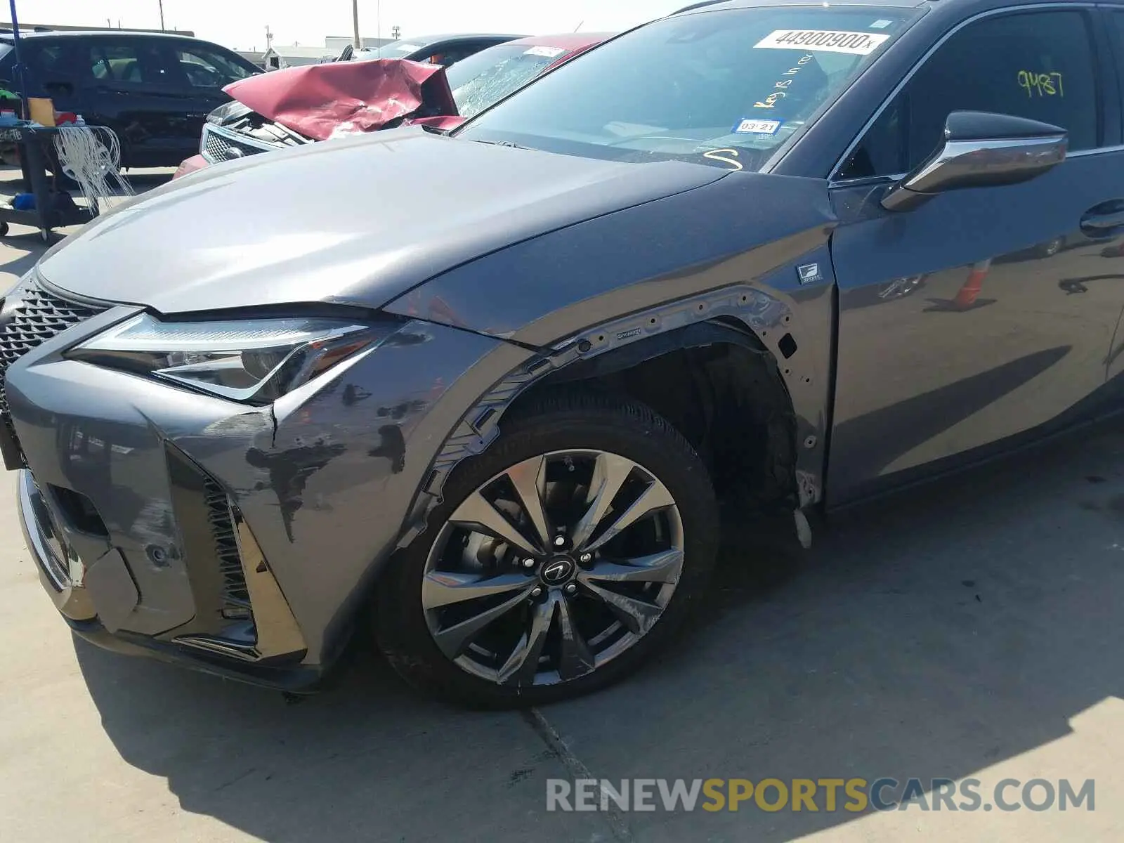 9 fotografías del automóvil dañado JTHY3JBH7K2002224 LEXUS UX 200 2019