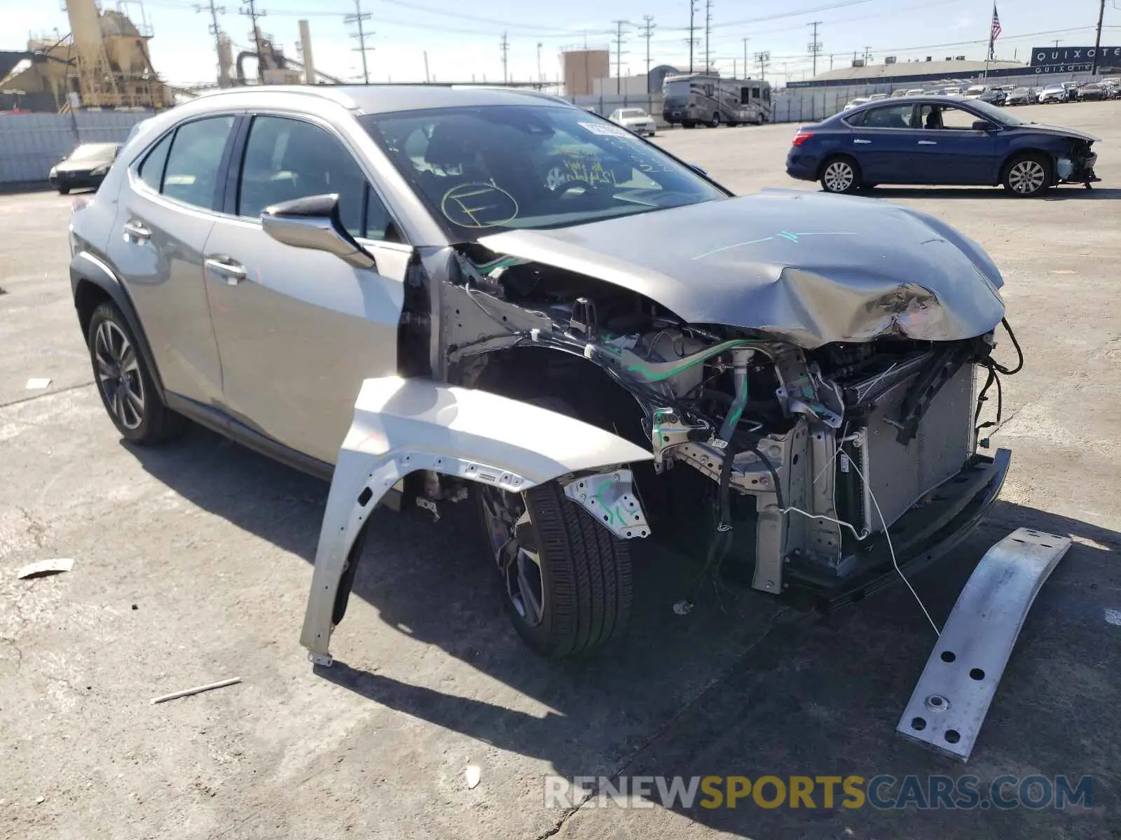 1 fotografías del automóvil dañado JTHY3JBH7K2007794 LEXUS UX 200 2019