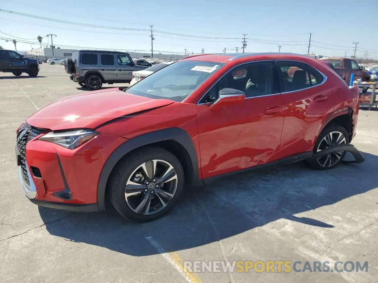 1 fotografías del automóvil dañado JTHY3JBH7K2019167 LEXUS UX 200 2019