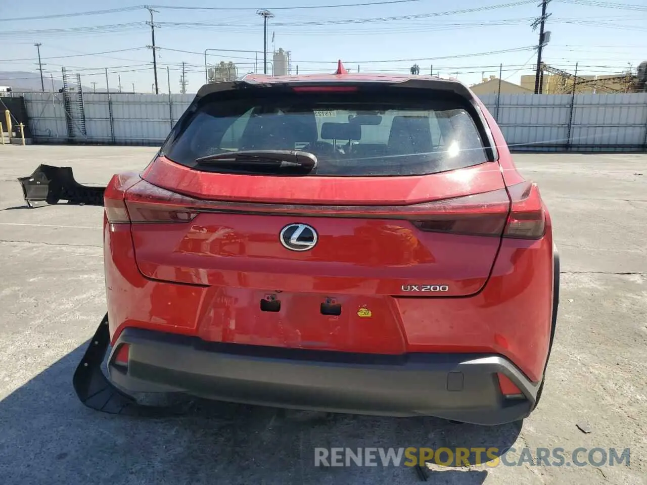 6 fotografías del automóvil dañado JTHY3JBH7K2019167 LEXUS UX 200 2019