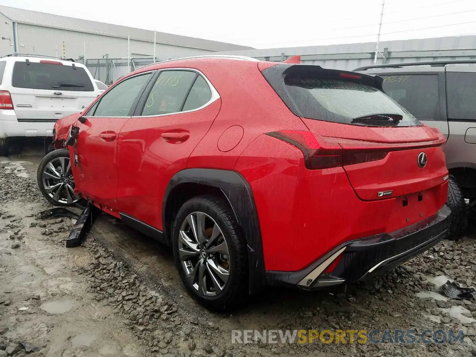 3 fotografías del automóvil dañado JTHY3JBH8K2000224 LEXUS UX 200 2019