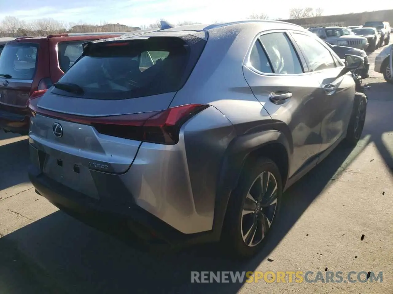 4 fotografías del automóvil dañado JTHY3JBH8K2003821 LEXUS UX 200 2019