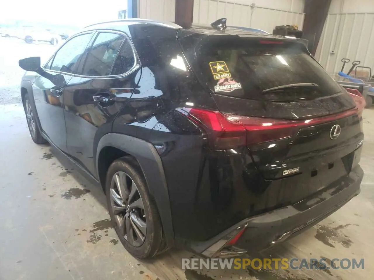 3 fotografías del automóvil dañado JTHY3JBH8K2004161 LEXUS UX 200 2019