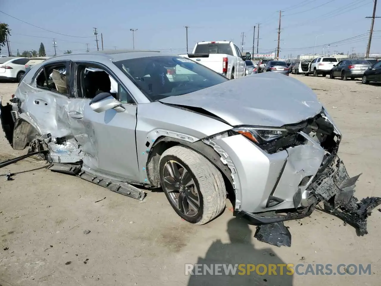 4 fotografías del automóvil dañado JTHY3JBH8K2008291 LEXUS UX 200 2019