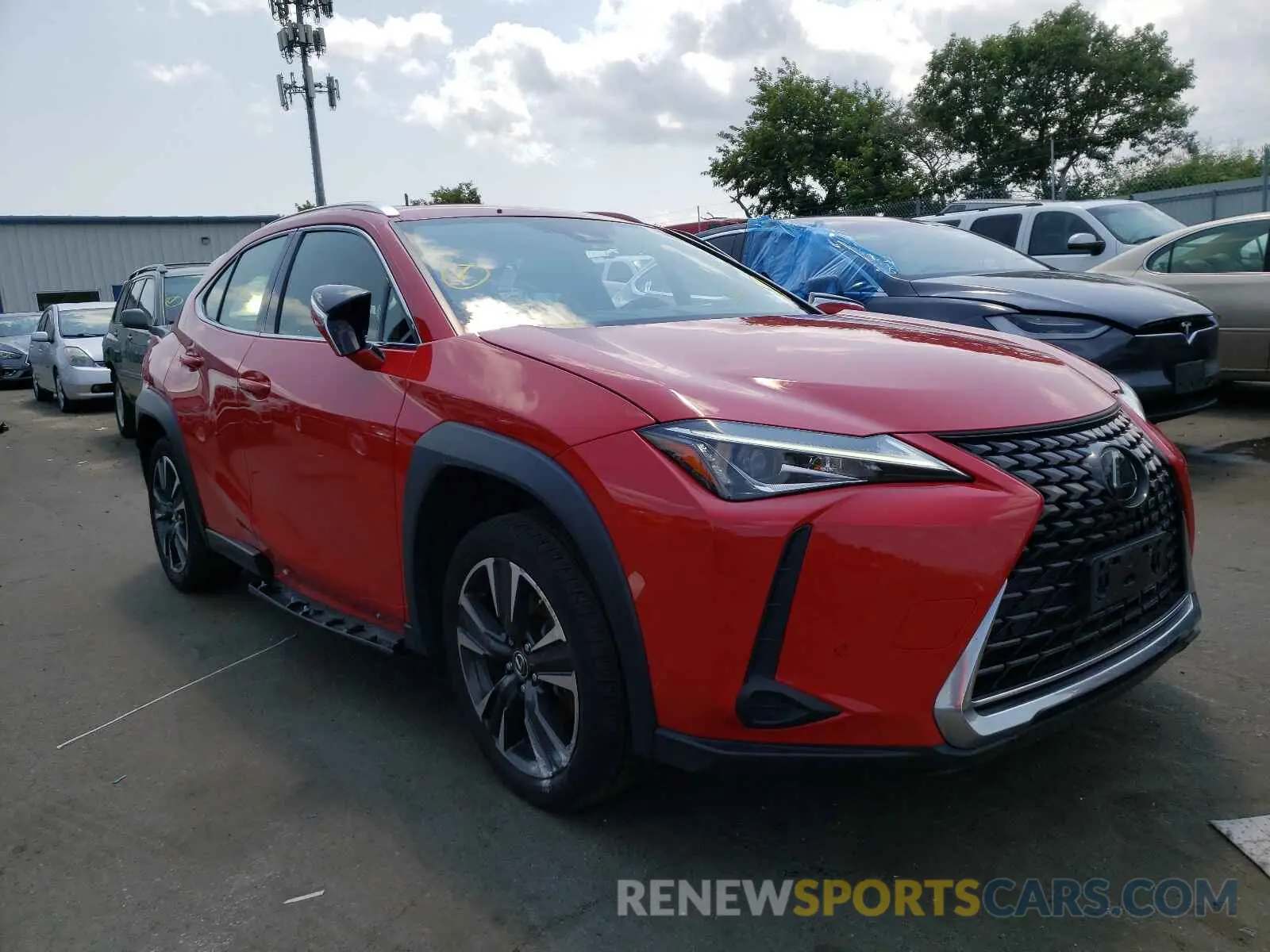 1 fotografías del automóvil dañado JTHY3JBH8K2010087 LEXUS UX 200 2019
