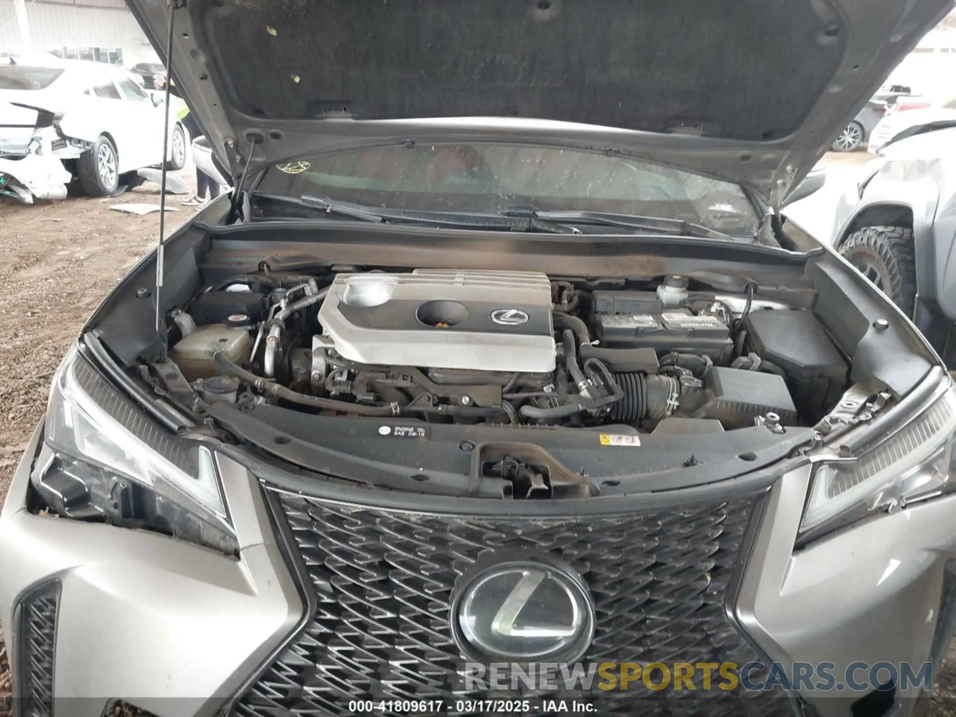 10 fotografías del automóvil dañado JTHY3JBH8K2014690 LEXUS UX 200 2019