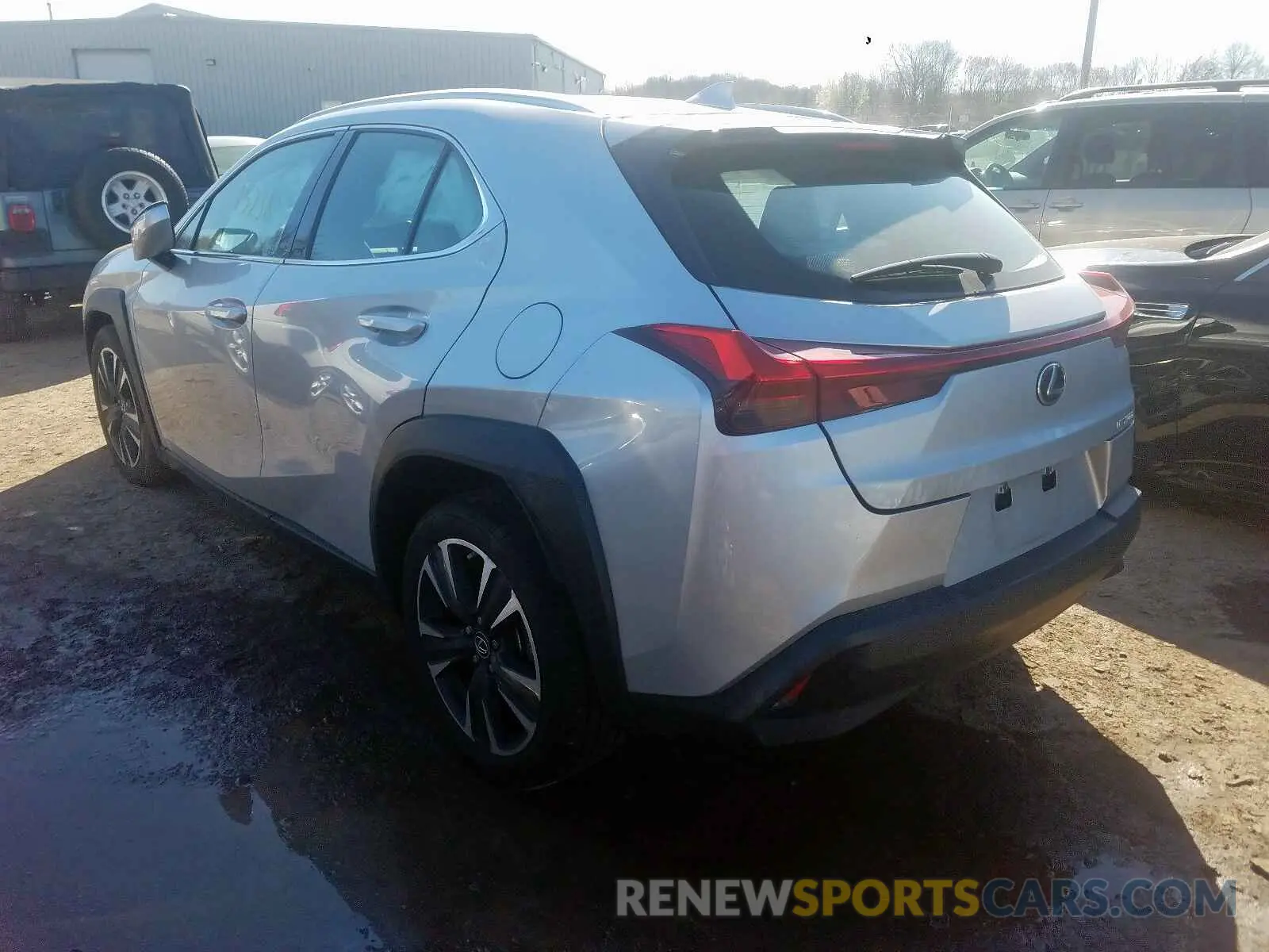3 fotografías del automóvil dañado JTHY3JBH9K2001754 LEXUS UX 200 2019