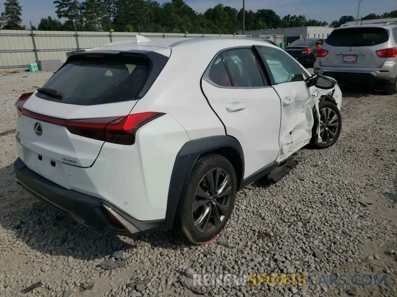 4 fotografías del automóvil dañado JTHY3JBH9K2009398 LEXUS UX 200 2019