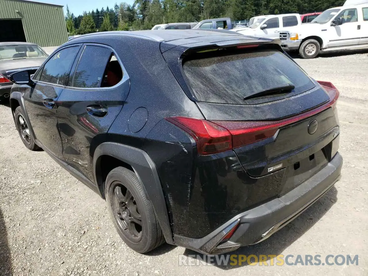 3 fotografías del automóvil dañado JTHY3JBHXK2006509 LEXUS UX 200 2019